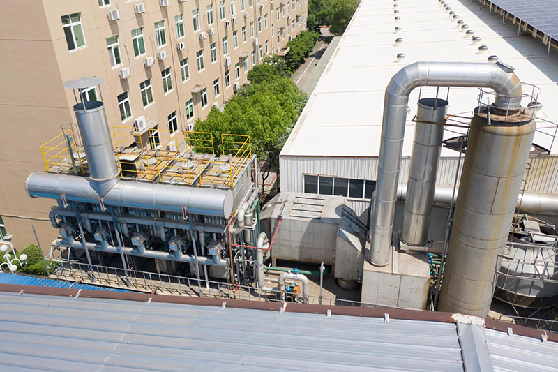 浙江某皮革厂尾气处理设置